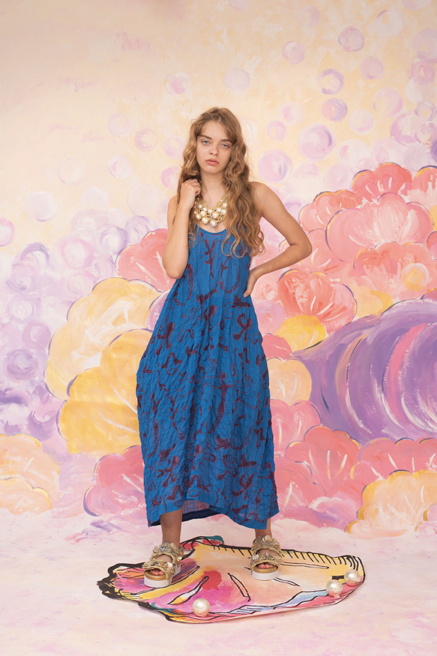 SEA PARADISE PRINT DRESS 詳細画像 pink 11