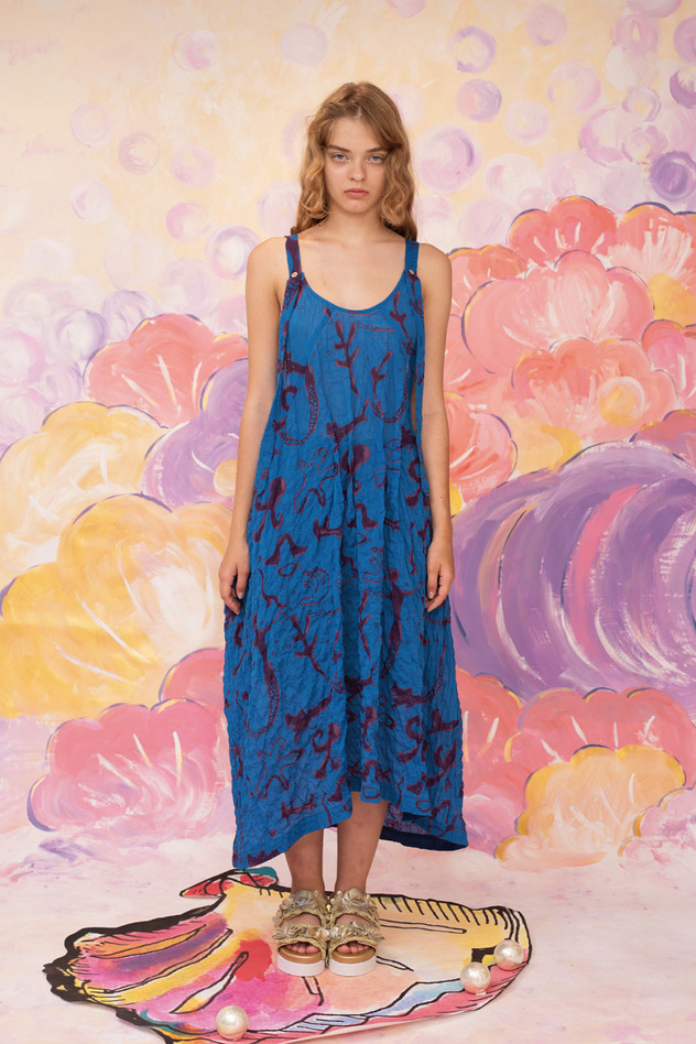 SEA PARADISE PRINT DRESS 詳細画像 pink 2