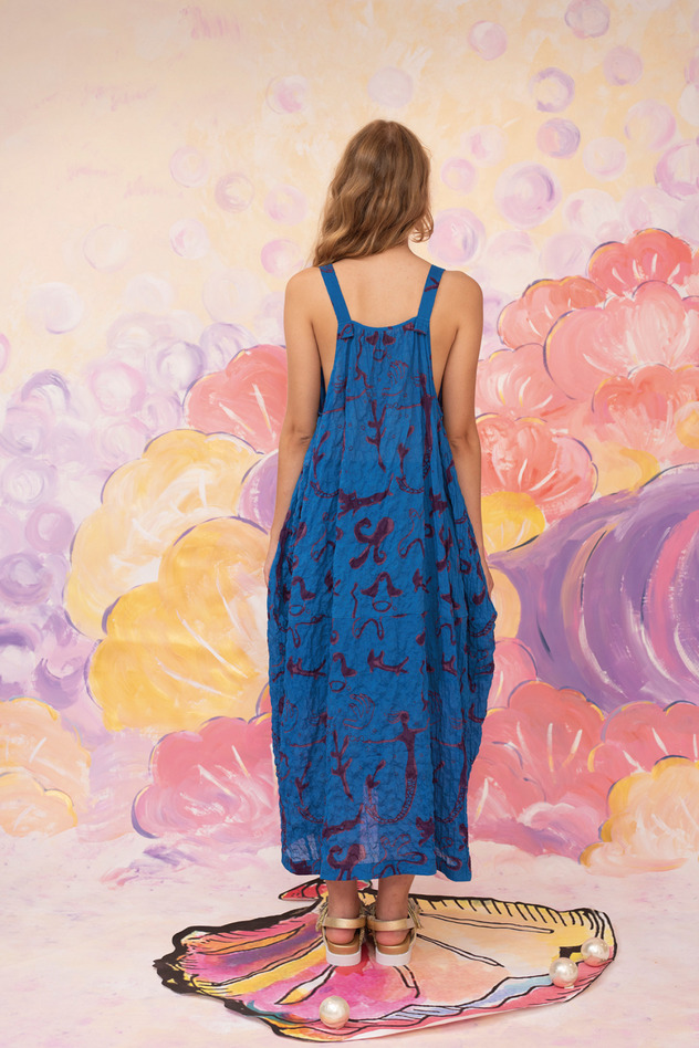 SEA PARADISE PRINT DRESS 詳細画像 pink 4