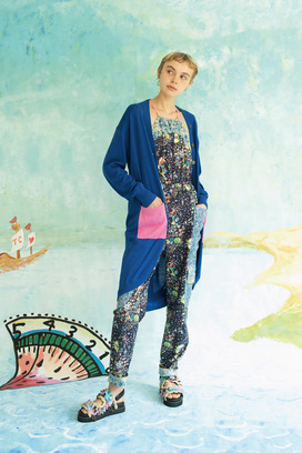 SILK COTTON KNIT LONG CARDIGAN 詳細画像