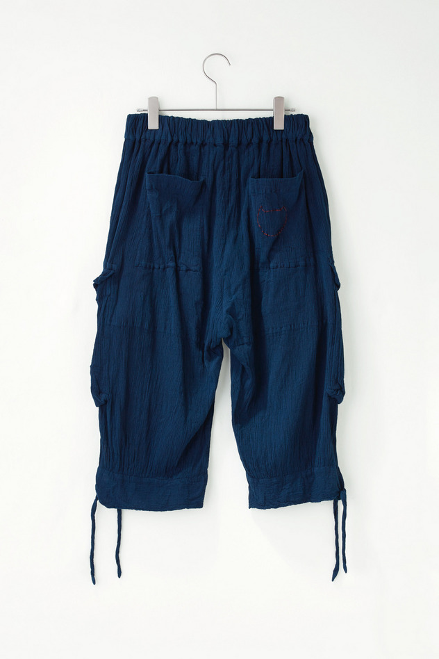cr&ecirc;perie CARGO PANTS KYOTO AIZOME 詳細画像 AIZOME 2