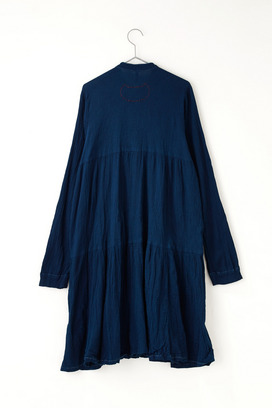 cr&ecirc;perie FRILL DRESS KYOTO AIZOME 詳細画像