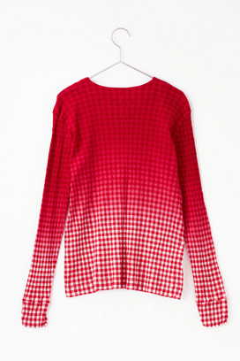 cr&ecirc;perie GRADATION GINGHAM CHECK TOPS 詳細画像