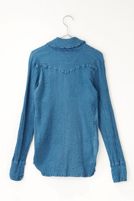 cr&ecirc;perie INDIGO SHIRT 詳細画像