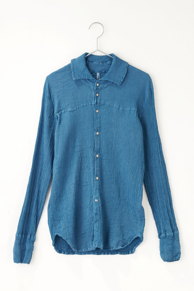 cr&ecirc;perie INDIGO SHIRT 詳細画像 light blue 1