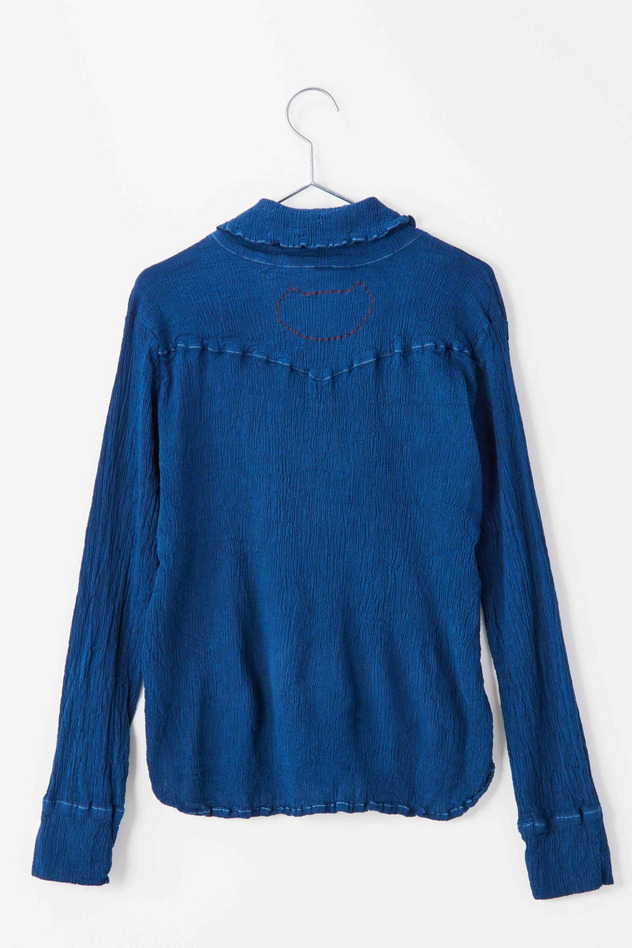 cr&ecirc;perie INDIGO SHIRT 詳細画像 light blue 4