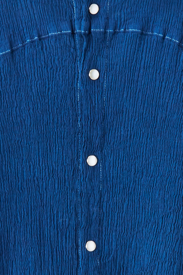 cr&ecirc;perie INDIGO SHIRT 詳細画像 light blue 5