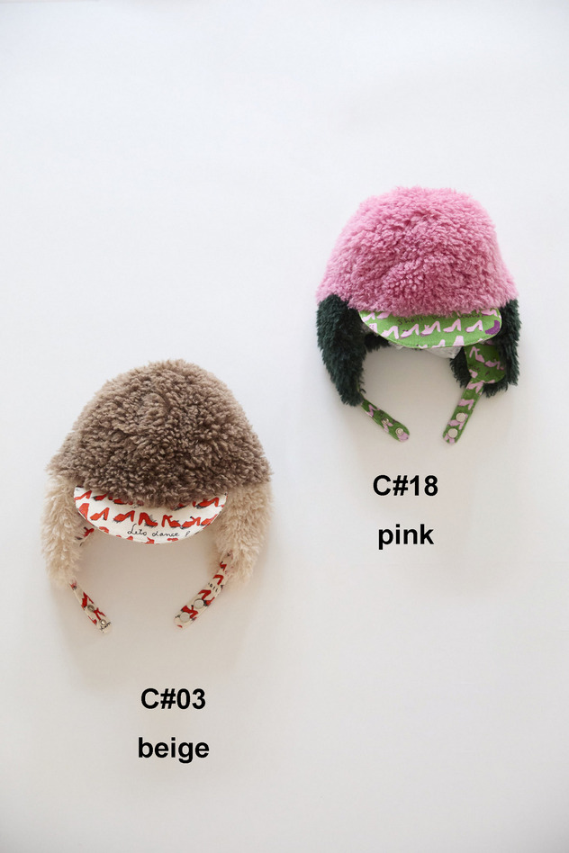 EAR FLAP FUR CAP 詳細画像 pink 10