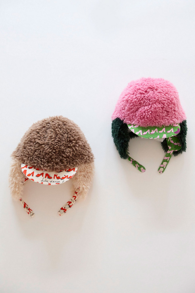 EAR FLAP FUR CAP 詳細画像 pink 2