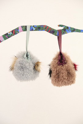 CAT FUR BAG