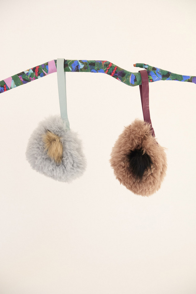 CAT FUR BAG 詳細画像 light blue 4