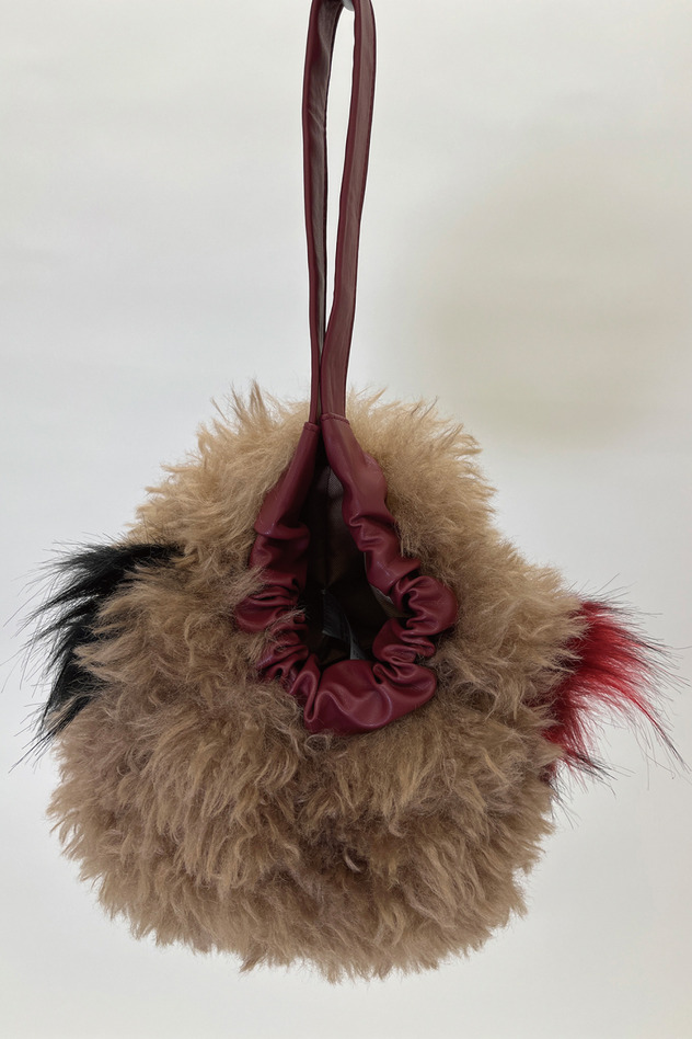 CAT FUR BAG 詳細画像 light blue 7