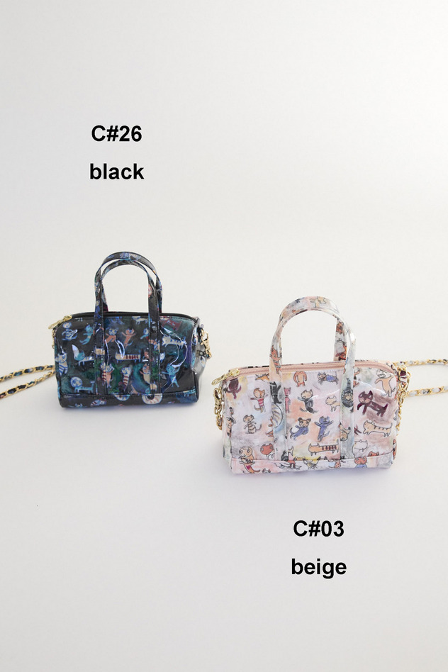 MANY FUNNY CATS MINI BOSTON 詳細画像 black 1