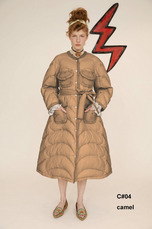 12 O'CLOCK DOWN LIGHT COAT 詳細画像 camel 15