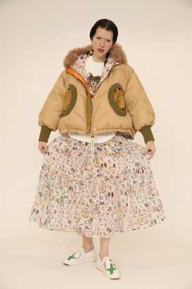 MANY FUNNY CATS DOWN JACKET 詳細画像