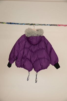 MANY FUNNY CATS DOWN JACKET 詳細画像