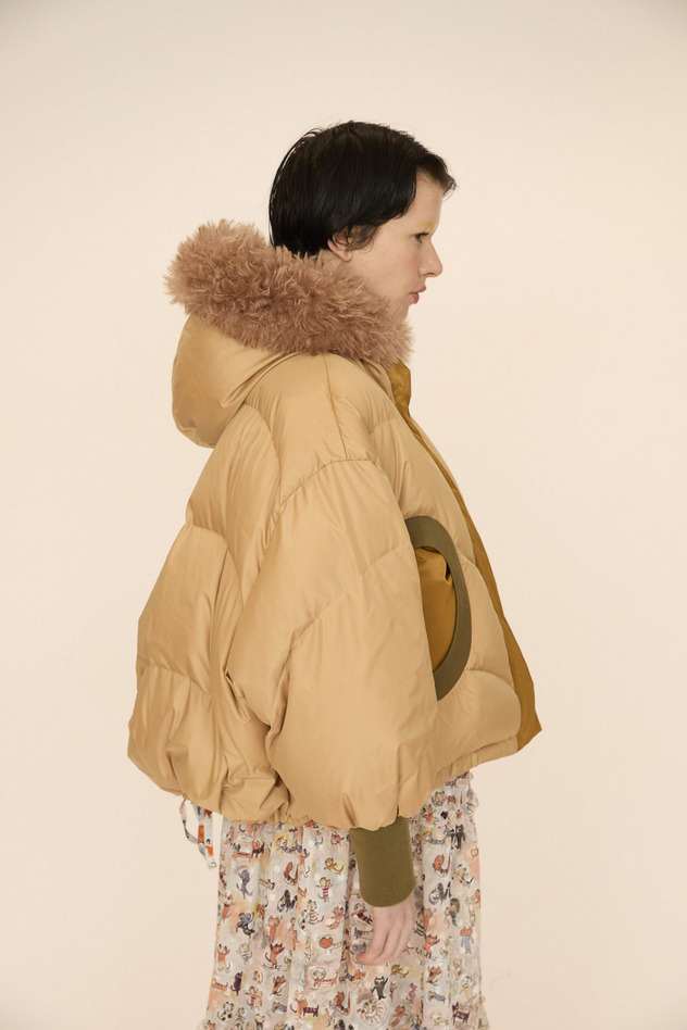 MANY FUNNY CATS DOWN JACKET 詳細画像 purple 17