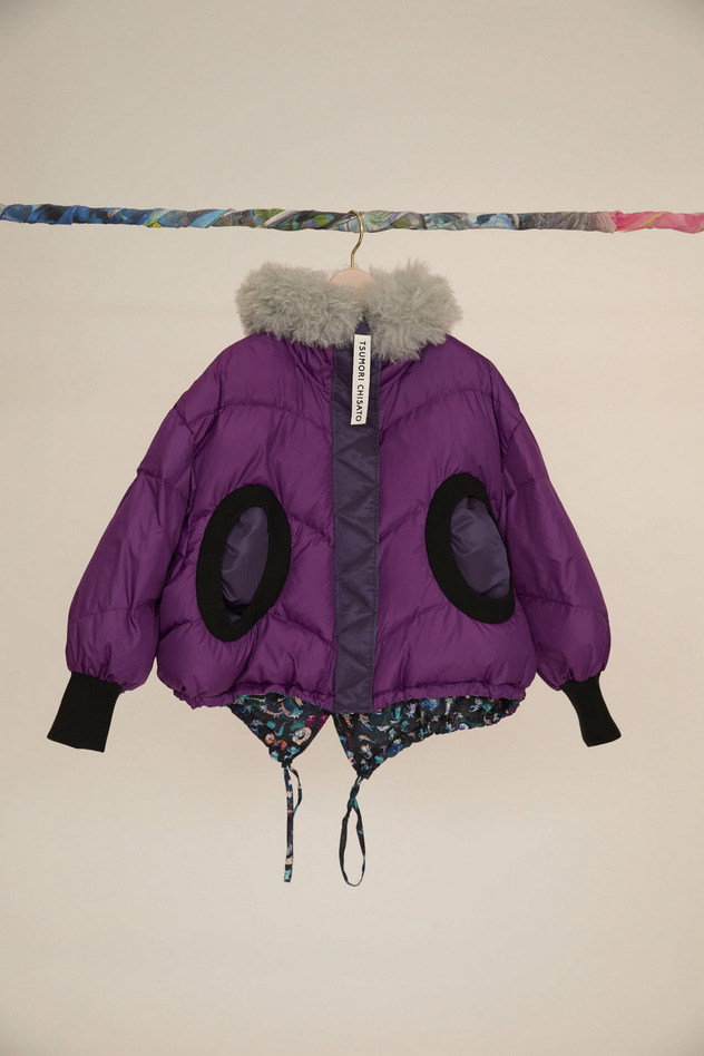MANY FUNNY CATS DOWN JACKET 詳細画像 purple 29