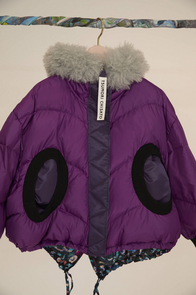 MANY FUNNY CATS DOWN JACKET 詳細画像 purple 30