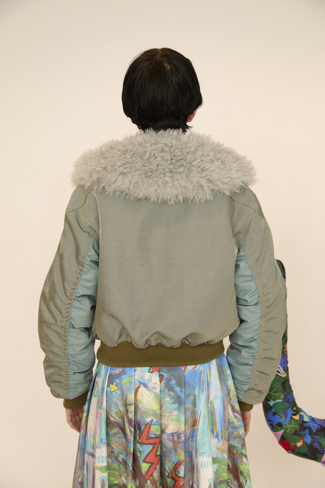 TC-1 BLOUSON 詳細画像 light gray×pink 11