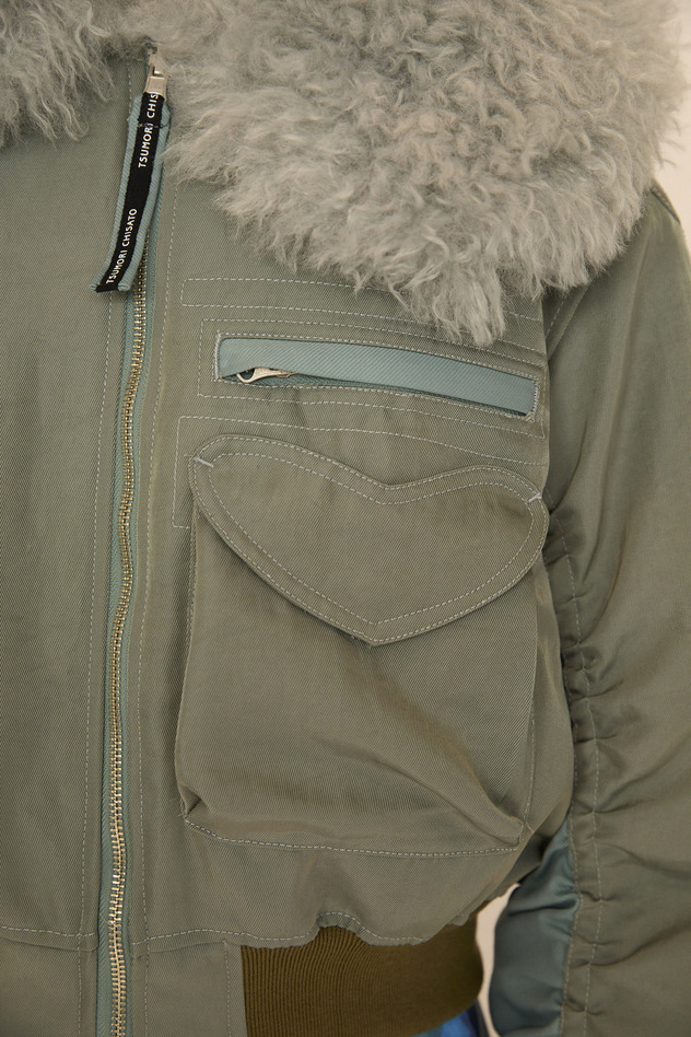 TC-1 BLOUSON 詳細画像 light gray×pink 14