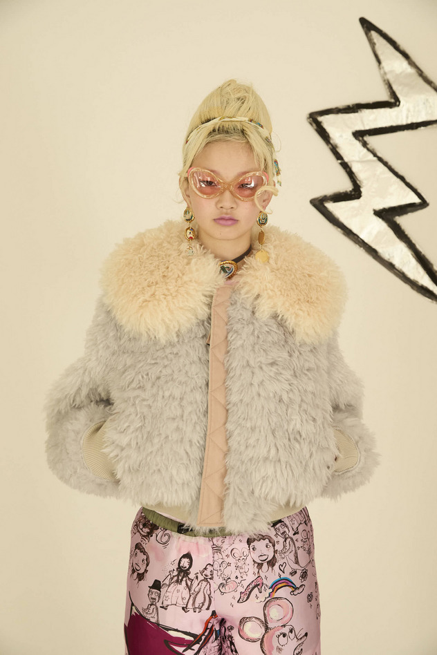 TC-1 BLOUSON 詳細画像 light gray×pink 17