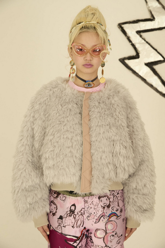 TC-1 BLOUSON 詳細画像 light gray×pink 18