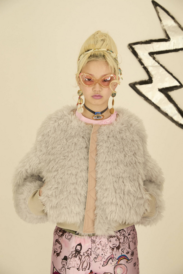 TC-1 BLOUSON 詳細画像 light gray×pink 19