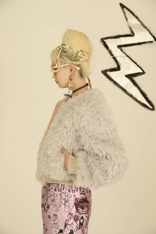 TC-1 BLOUSON 詳細画像 light gray×pink 21