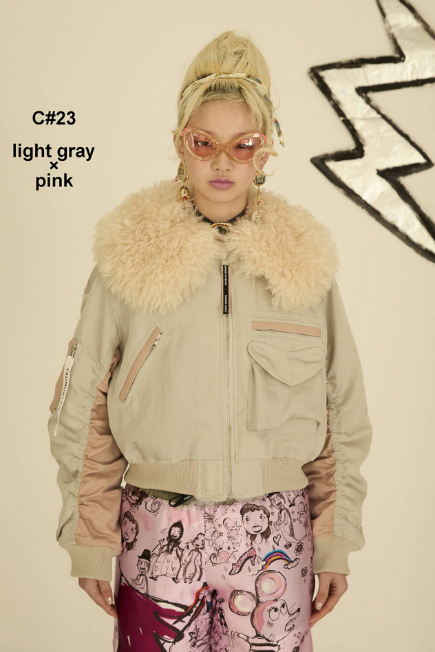 TC-1 BLOUSON 詳細画像 light gray×pink 33