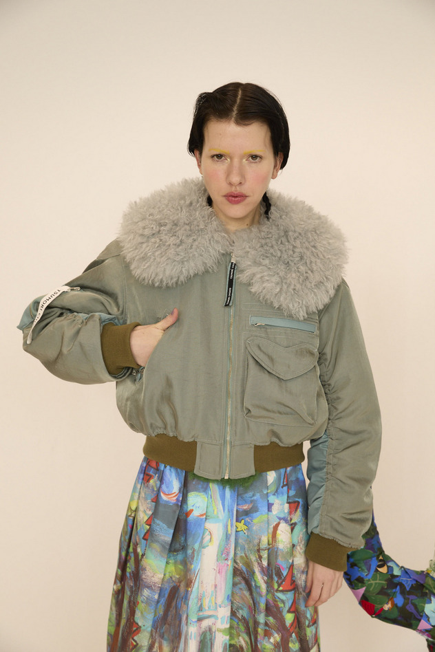 TC-1 BLOUSON 詳細画像 light gray×pink 9