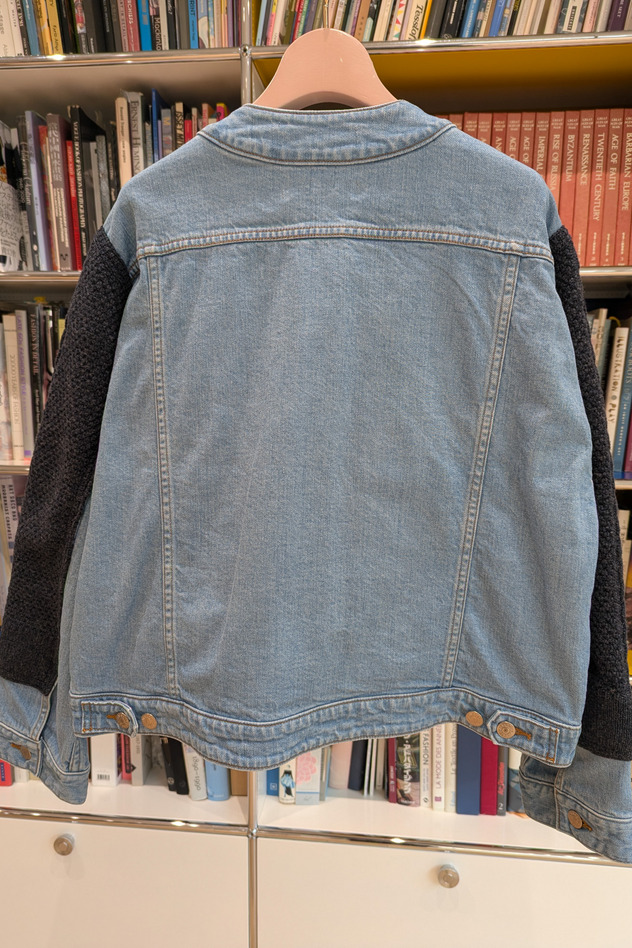 KNIT DOCKING DENIM JACKET 詳細画像 navy 17