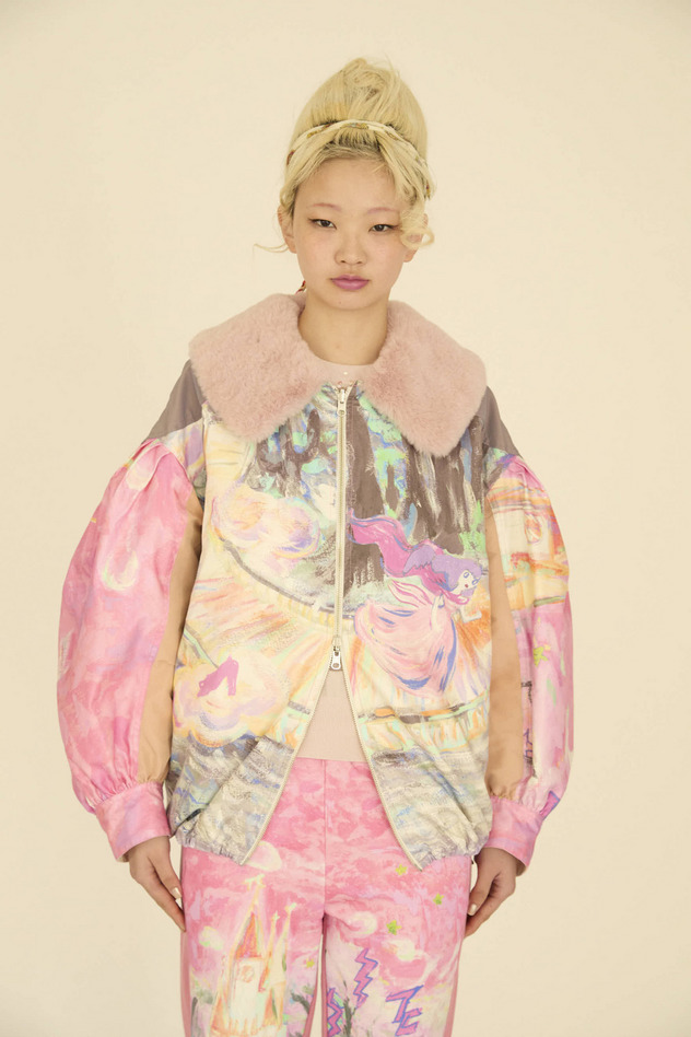 MIDNIGHT PRINCESS COTTON BLOUSON 詳細画像 pink 3