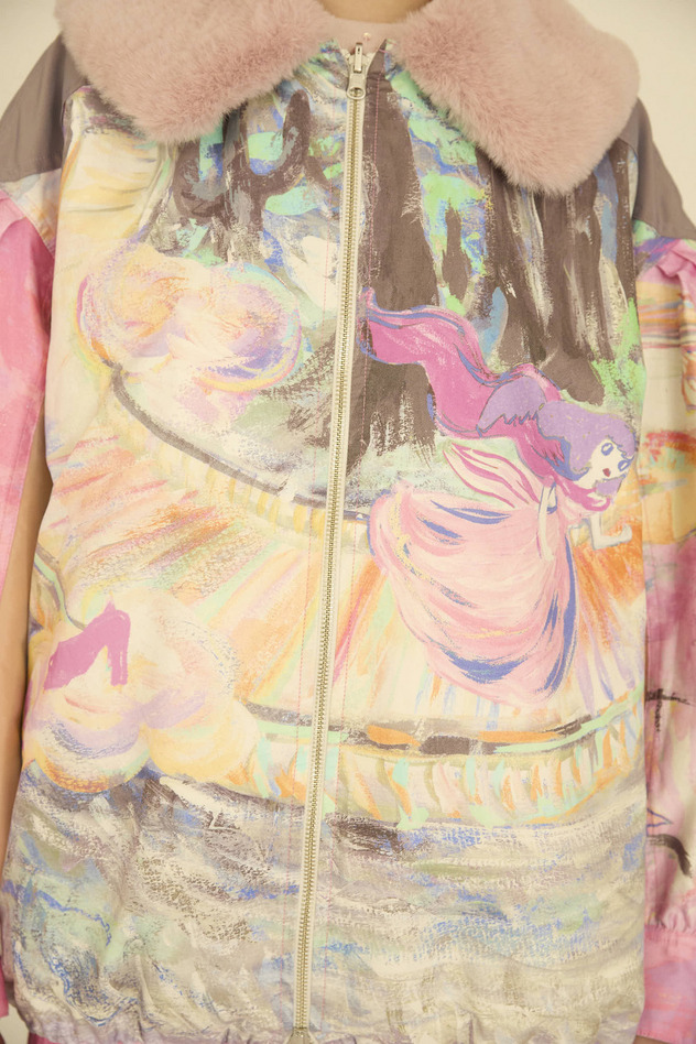 MIDNIGHT PRINCESS COTTON BLOUSON 詳細画像 pink 4