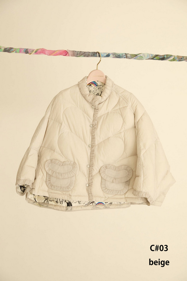 12 O'CLOCK DOWN LIGHT JACKET 詳細画像 camel 19