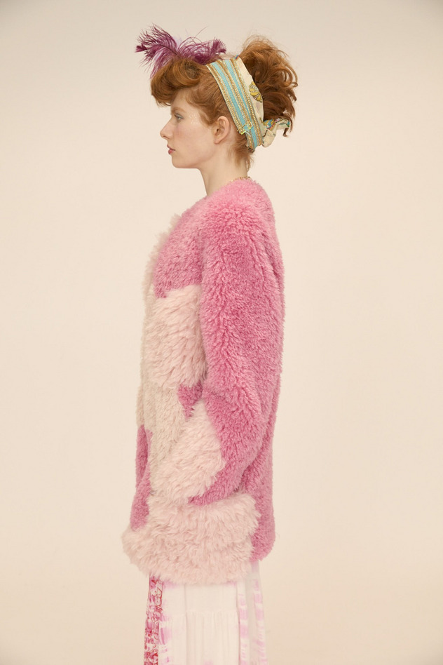 FUWA FUWA FUR JACKET 詳細画像 pink 3