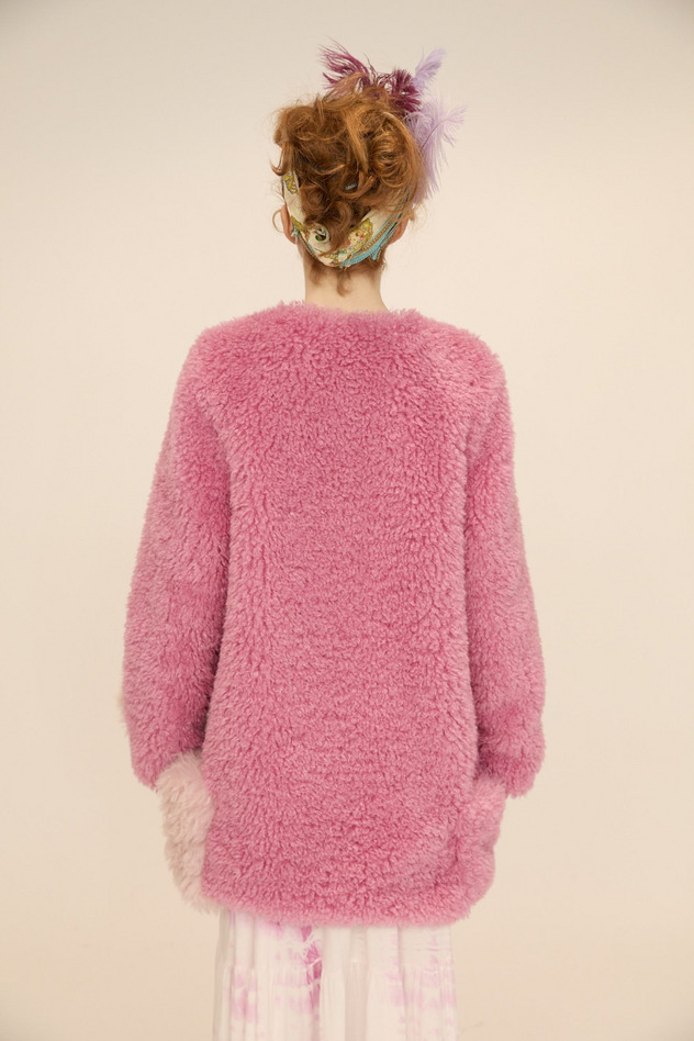 FUWA FUWA FUR JACKET 詳細画像 pink 4