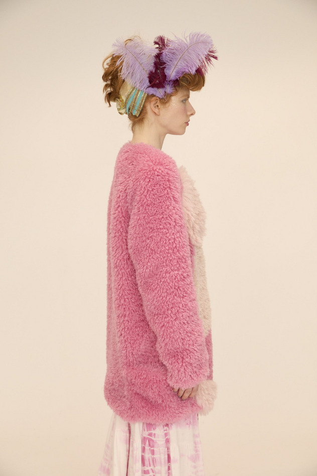 FUWA FUWA FUR JACKET 詳細画像 pink 5