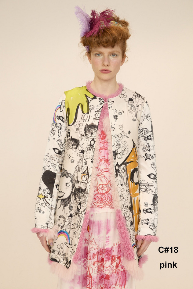 FUWA FUWA FUR JACKET 詳細画像 pink 2