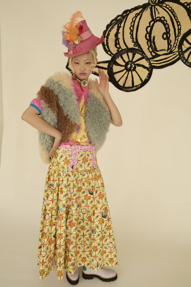 FUWA FUWA FUR VEST 詳細画像 black multi 12