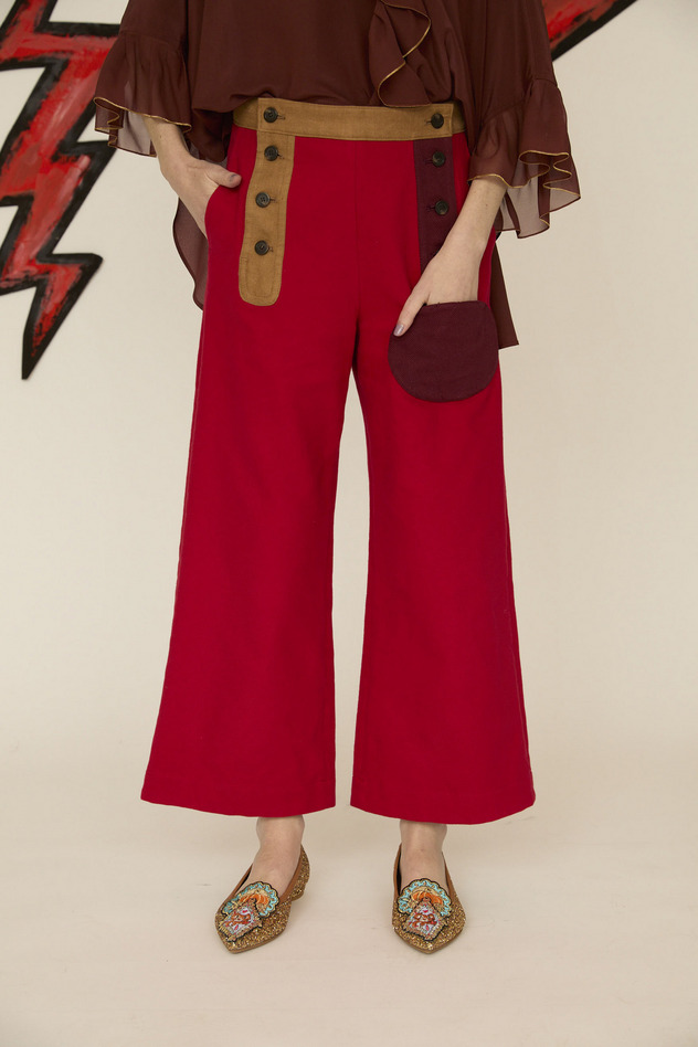 BIG CARSEY BRUSHED PANTS 詳細画像 red 3