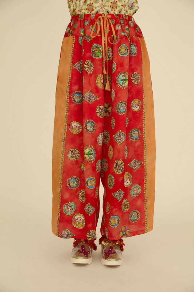 CONCHO PRINT PANTS 詳細画像 red 3
