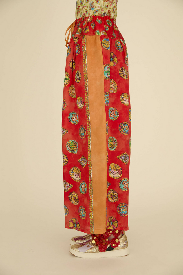 CONCHO PRINT PANTS 詳細画像 red 4