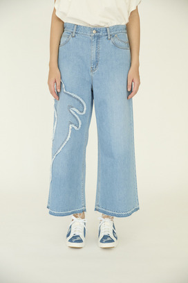 Cat Denim Pants