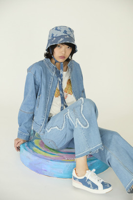 Cat Denim Pants 詳細画像