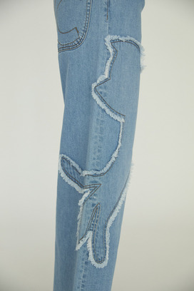 Cat Denim Pants 詳細画像