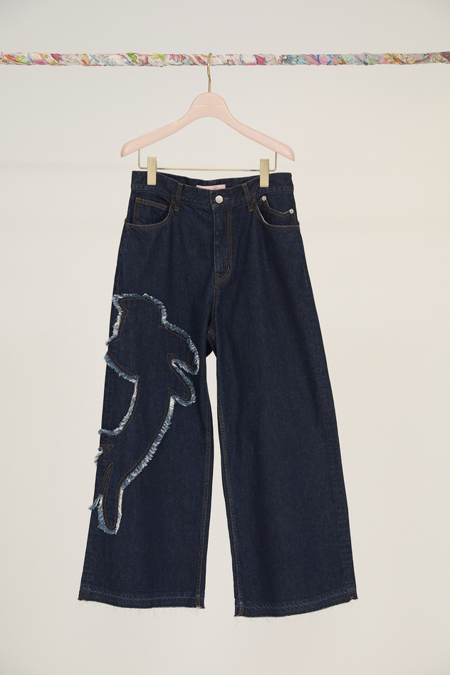 Cat Denim Pants 詳細画像 navy 1