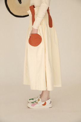 BIG CARSEY BRUSHED SKIRT 詳細画像