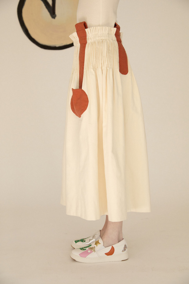 BIG CARSEY BRUSHED SKIRT 詳細画像 off white 4