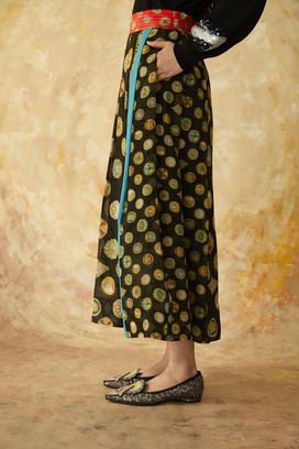 CONCHO PRINT SKIRT 詳細画像